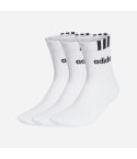 Adidas Cushioned Linear Half-Crew Socken weiss (3-Pack)