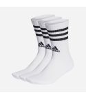 Adidas Cushioned Crew Socken 3-Stripes weiss (3-Pack)