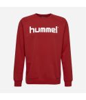 Hummel Sweatshirt hmlGO Cotton Logo rot