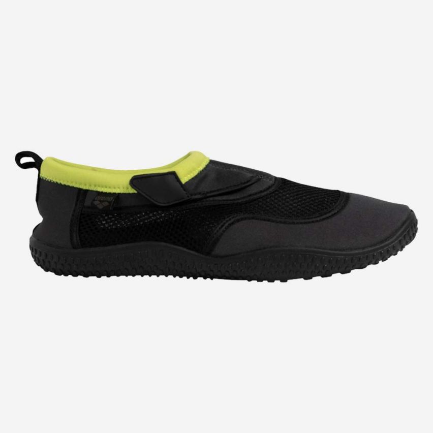 Arena Badeschuhe Watershoes dark grey/lime