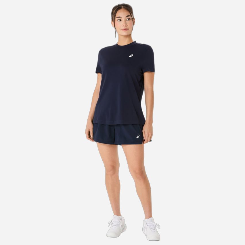 Asics COURT SHORT SLEEVE TOP Lady midnight