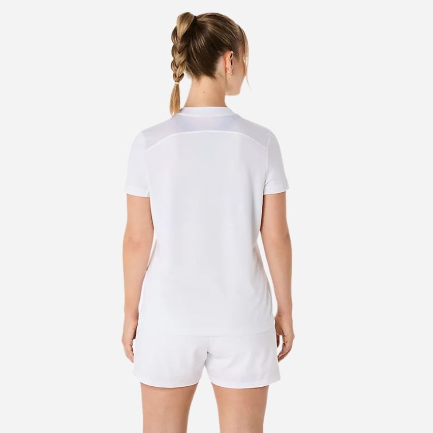 Asics COURT SHORT SLEEVE TOP Lady brilliant white