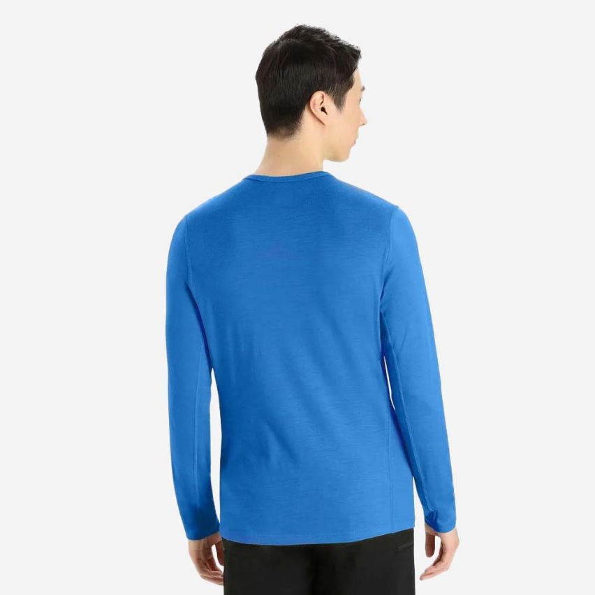 icebreaker Merino 200 Oasis Longsleeve Thermoshirt Herren blau