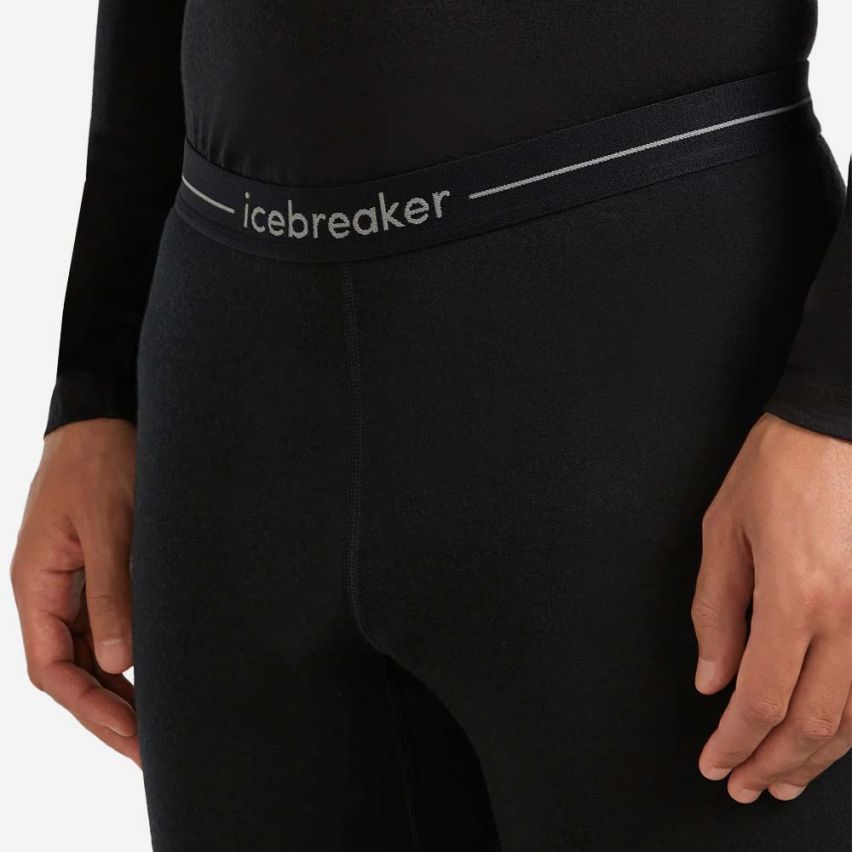 icebreaker Merino 200 Oasis Thermohose Herren schwarz