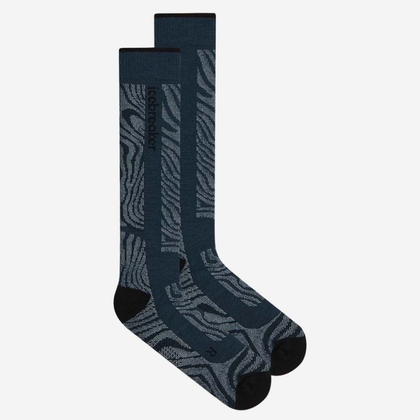 icebreaker Merino Skisocken Ski+ OTC Herren navy