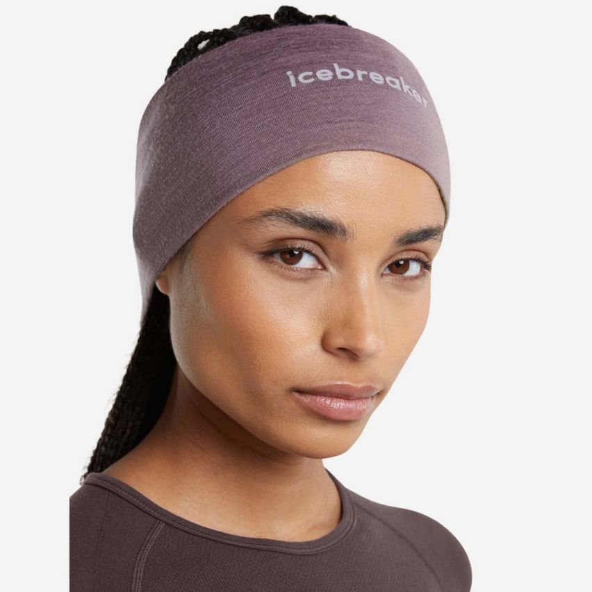 icebreaker 200 Oasis Stirnband grey plum