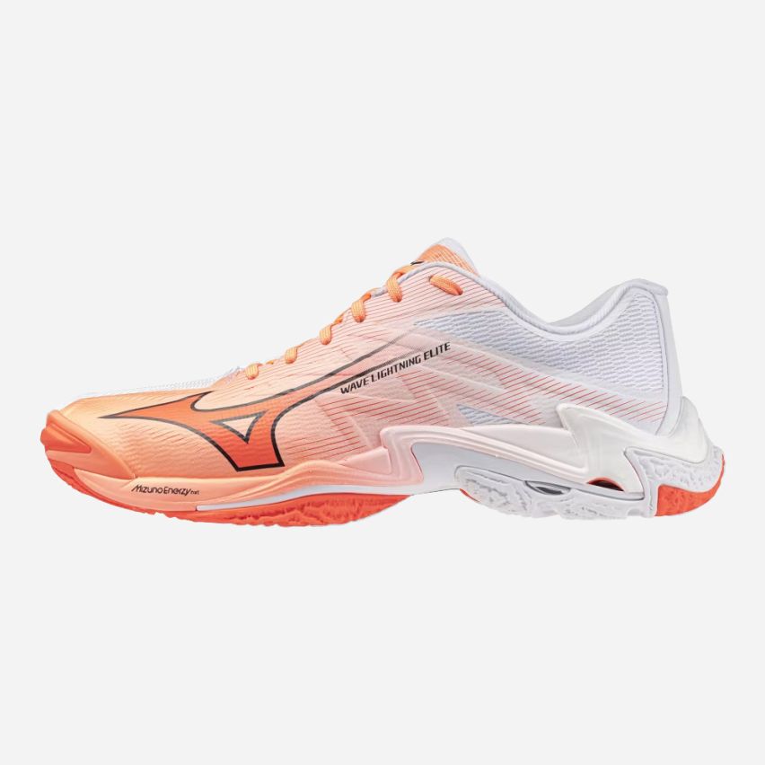 Mizuno Wave LIGHTNING ELITE flamingo coral/lava orange/white