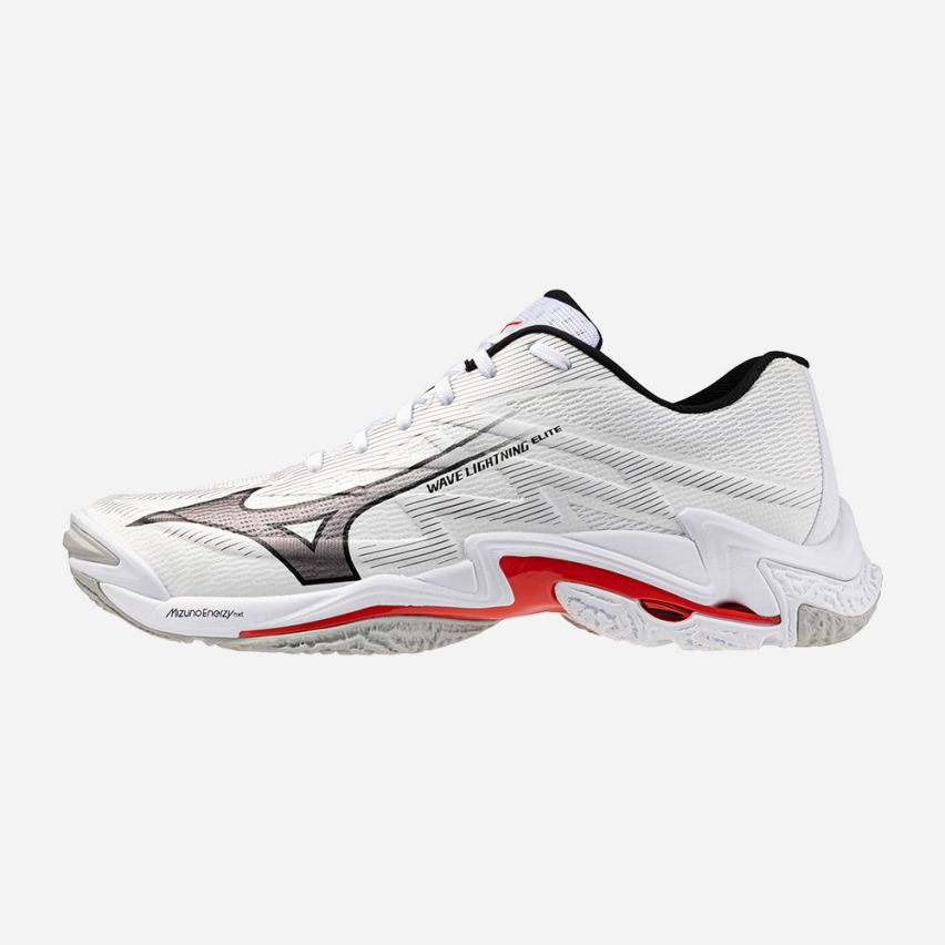 Mizuno Wave LIGHTNING ELITE white/black/fiery red