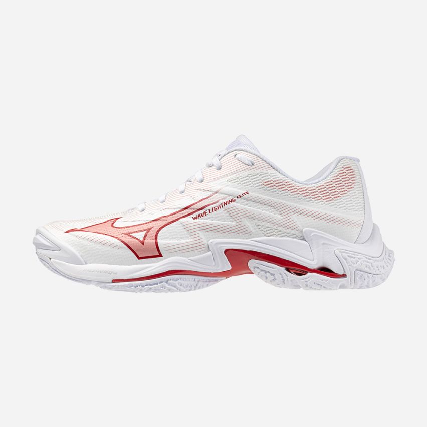 Mizuno Wave LIGHTNING ELITE white/rose elegance/lava falls