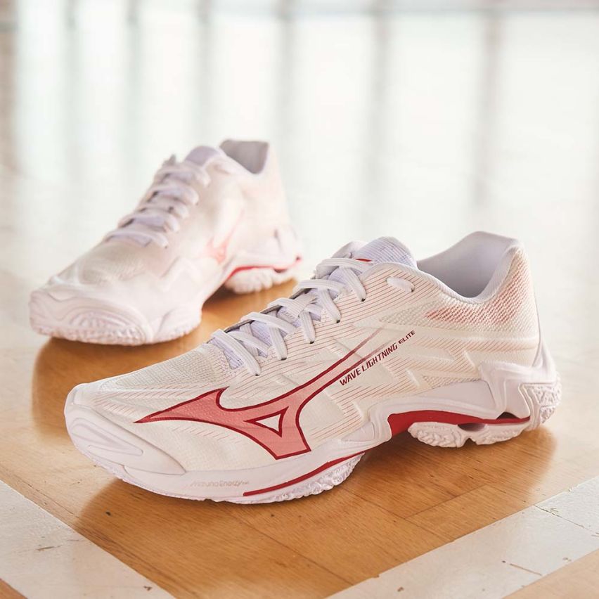 Mizuno Wave LIGHTNING ELITE white/rose elegance/lava falls