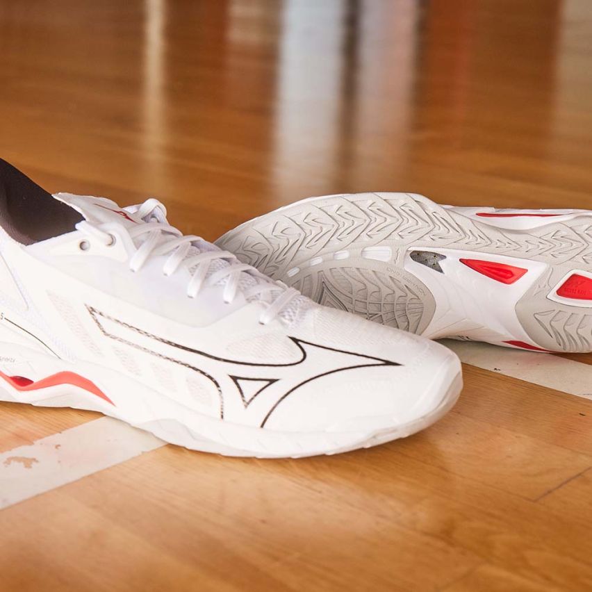 Mizuno Wave MIRAGE 5 white/black/fiery red