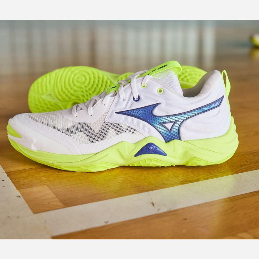 Mizuno Wave MOMENTUM ELITE white/lightning yellow/dazzling 