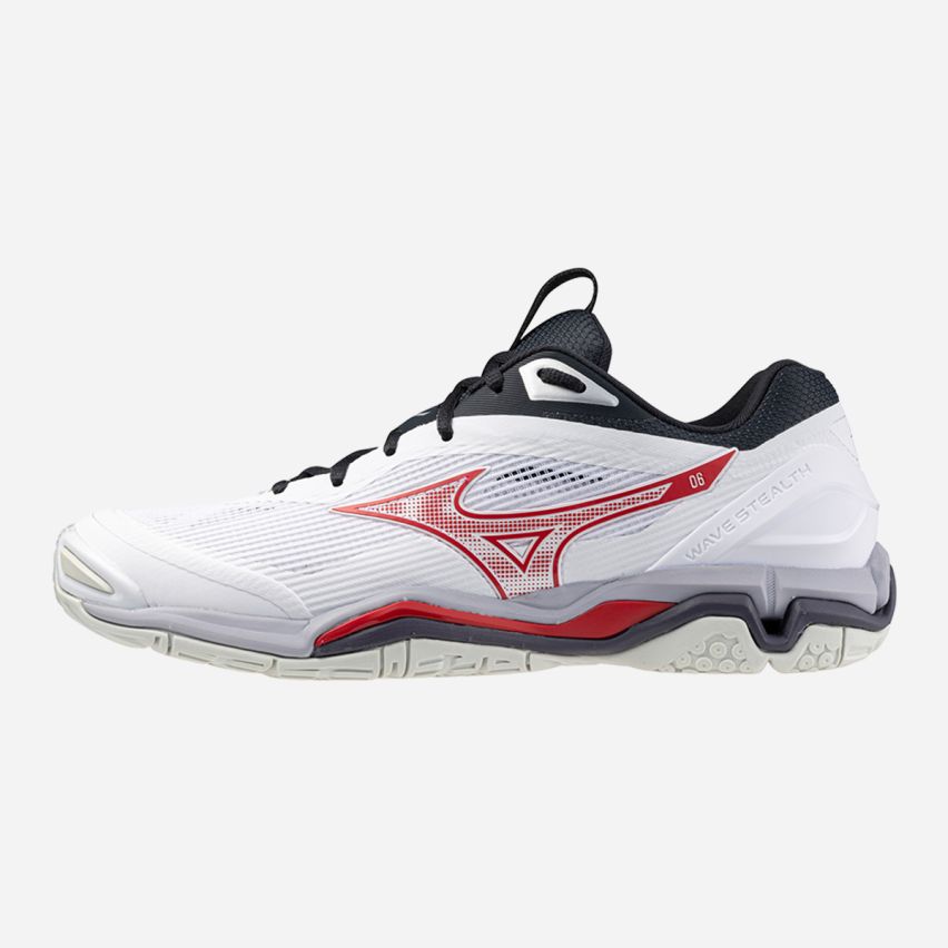 Mizuno Wave STEALTH 6 white/salsa/black