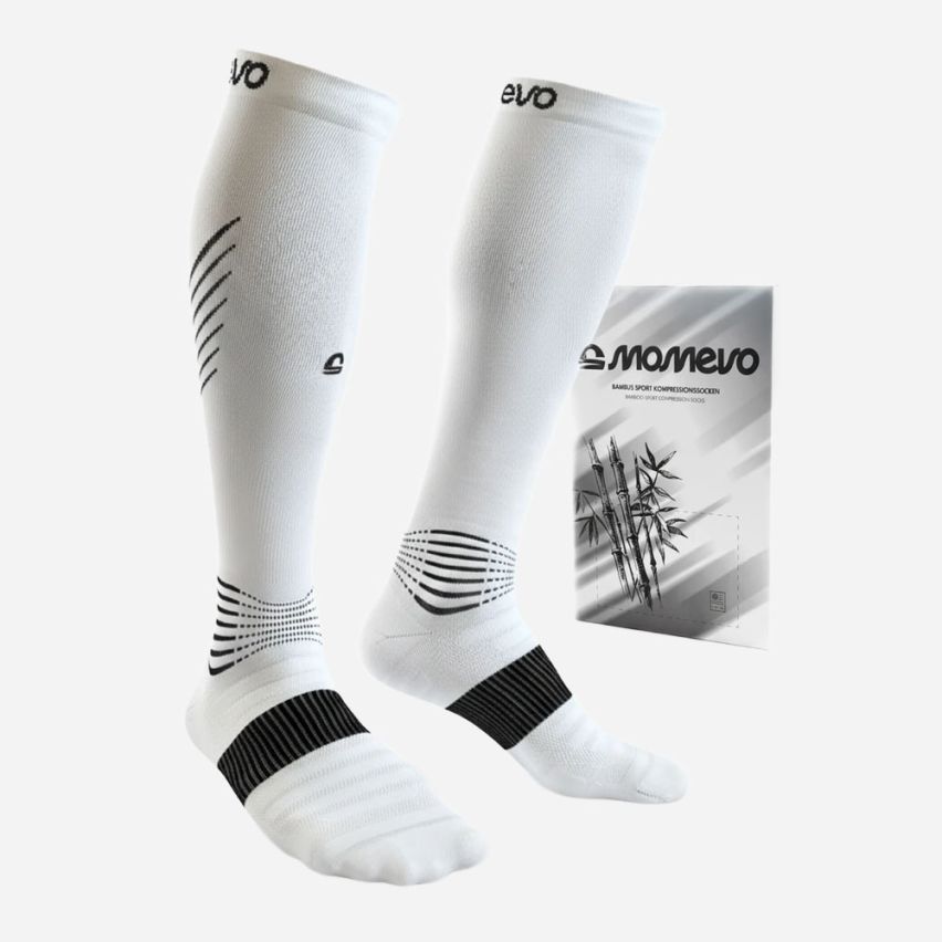 momevo BambooSox Kompressionsstrümpfe (2-Paar)