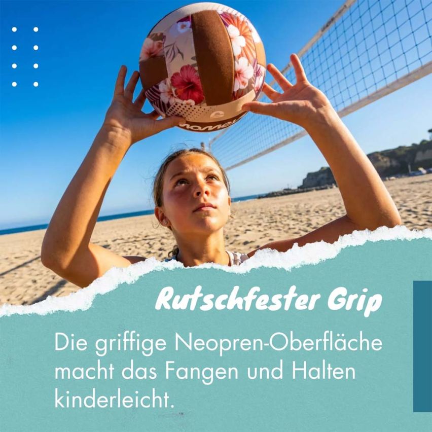 momevo Kinderball Beachbuddy Neopren hawaii (Grösse 5)