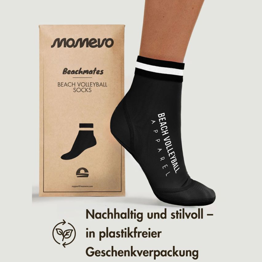 momevo Beachmates Beachsocken schwarz