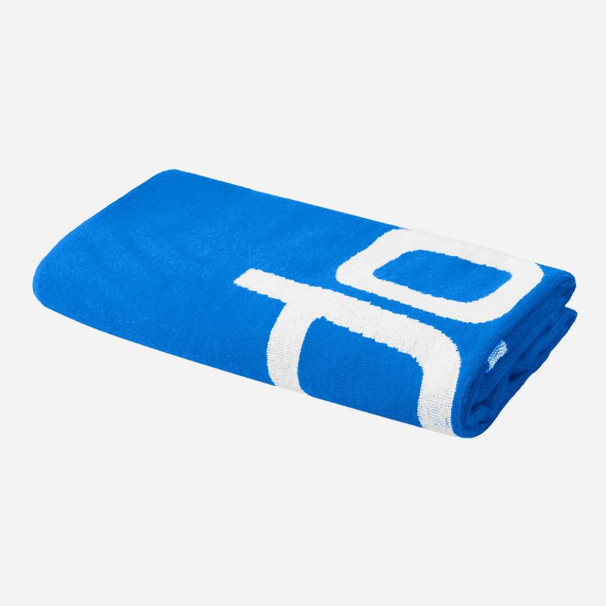 Speedo Logo Handtuch blue/white 75cm x 145 cm