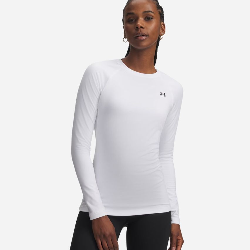 Under Armour ColdGear Authentics Oberteil Damen white