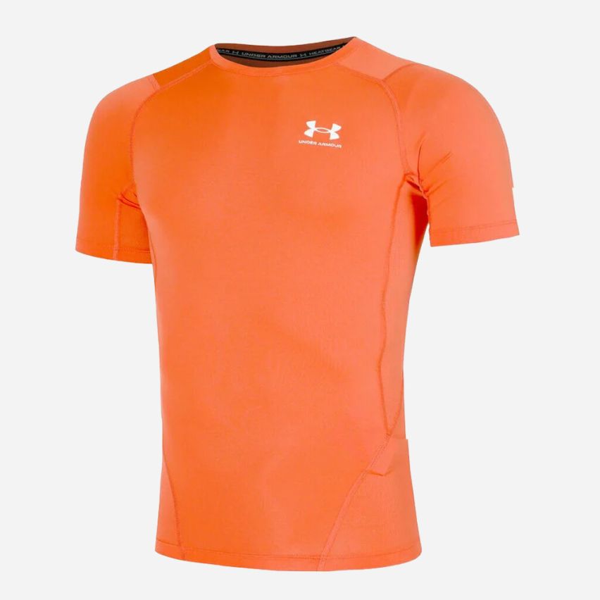 Under Armour HeatGear Compression T-Shirt Herren fire