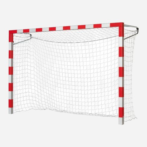 Handballtor Training rot/matt silber (3m x 2m)