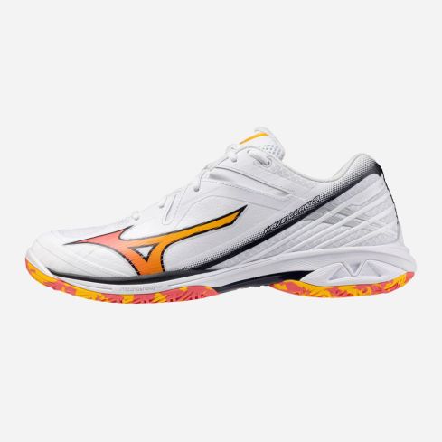 Mizuno Wave CLAW 3 white/citrus/coral