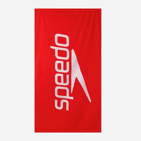 Speedo Logo Handtuch rot 75cm x 145 cm