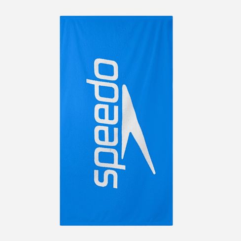 Speedo Logo Handtuch blue/white 75cm x 145 cm